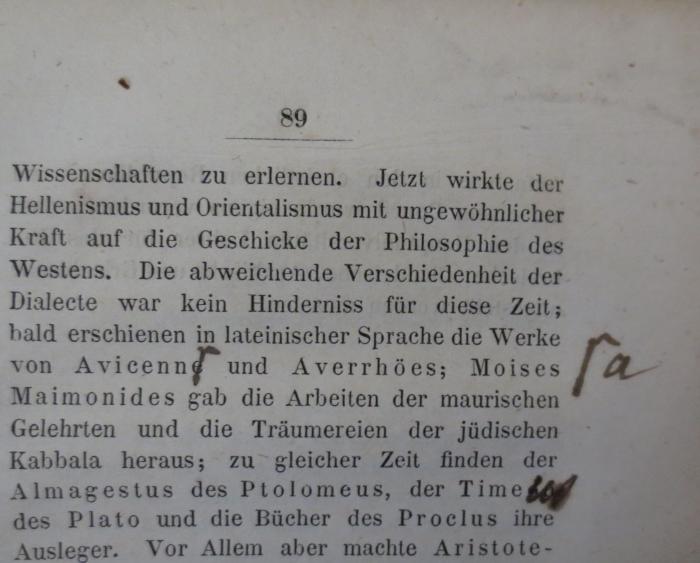 1:504 : Dante's Zeitalter (1852);- (unbekannt), Von Hand: Annotation. 