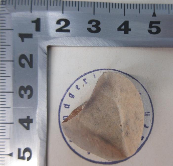 - (Landgericht Plauen), Stempel: Wappen; 'Landgericht Plauen'. 