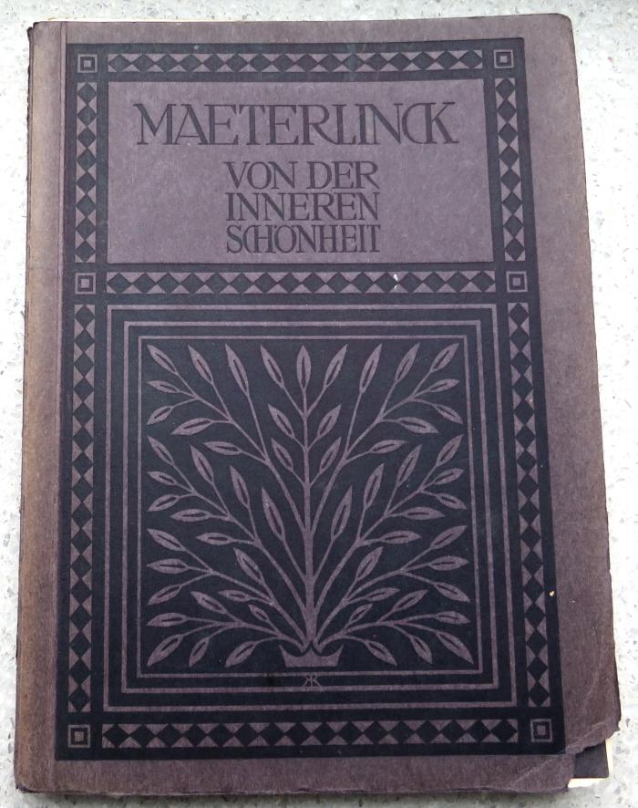 8/362 : Von der inneren Schönheit. Auszüge und Essays. ([1924])