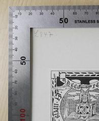 - (Heiligenstadt, Carl), Von Hand: Signatur; 'L 847'. 
