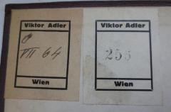 - (Kammer für Arbeiter und Angestellte für Wien), Von Hand: Signatur; '0
VII 64'. 