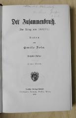Sp 343-1 14  : Der Zusammenbruch. Der Krieg von 1870/71. (1894)