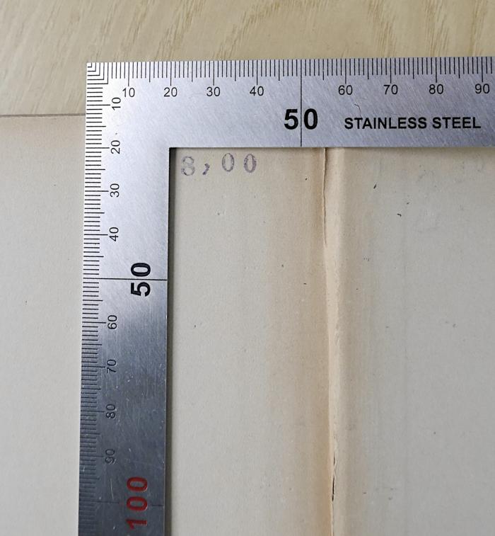 -, Stempel: Preis; '8,00'