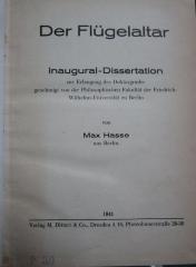 Dd 478: Der Flügelaltar (1941)