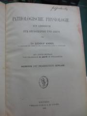 Ki 7 g: Pathologische Physiologie : Ein Lehrbuch für Studierende und Ärzte (1912)
