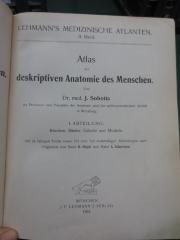 Ki 248 1: Atlas der deskriptiven Anatomie des Menschen (1904)