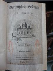 Pe 1320 ae: Berlinisches Lesebuch für Schulen (1855)