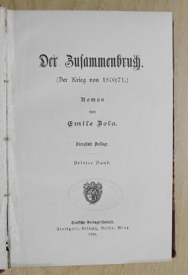 Sp 343-3 14 : Der Zusammenbruch. Der Krieg von 1870/71. (1894)