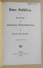 Bf 179 2 : Reines Deutschthum (1894)