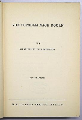 G 301<5> : Von Potsdam nach Doorn (1940)