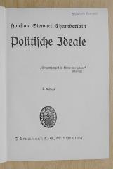 Bf 190 3 : Politische Ideale (1916)