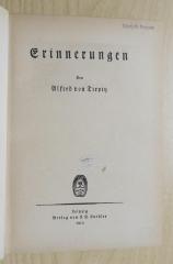 Gc 121b : Erinnerungen (1919)