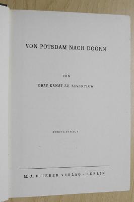 G 301&lt;5&gt; : Von Potsdam nach Doorn (1940)