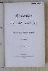 Gd 450-1 und -2 &lt;3&gt; : Erinnerungen alter und neuer Zeit. 2 (1891)