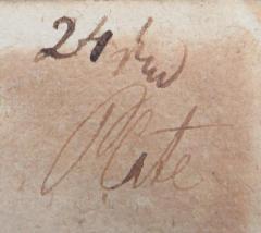 - (Plate, [...]), Von Hand: Name; '[...] Plate'. 