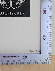 - (Fischer, Paul), Von Hand: Datum; 'Nov.[?] 1940'. 