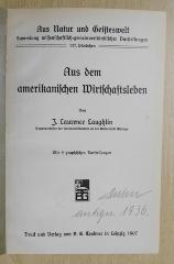 SH 1772 : Aus dem amerikanischen Wirtschaftsleben. (1907)