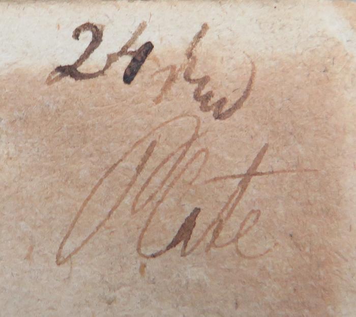 - (Plate, [...]), Von Hand: Name; '[...] Plate'. 