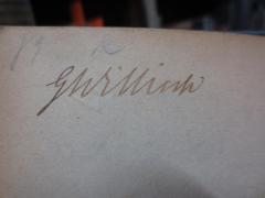 - (Ellisch[?], G.[?] M.[?]), Von Hand: Autogramm, Name; 'GMEllisch'. 