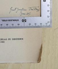 Hans Joachim Seilkopf. (Jan. 1921).