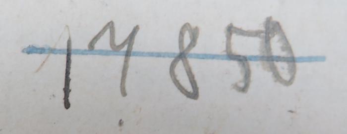 - (NSDAP-Gauarchiv und -museum Südhannover-Braunschweig), Von Hand: Signatur; '17850'. 