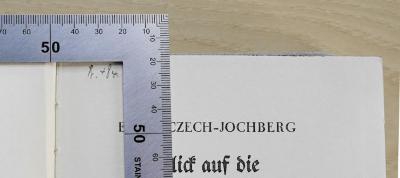Gi 817 : Blick auf die Deutsche Geschichte von einem Nationalsozialisten (193);- (Klimke, Herbert), Von Hand: Nummer; 'Nr. 484.'. 
