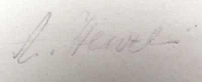 - (Henze, A.), Von Hand: Name; 'A. Henze'. 