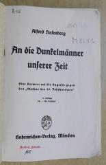 M 865b : An die Dunkelmänner unserer Zeit (1935)
