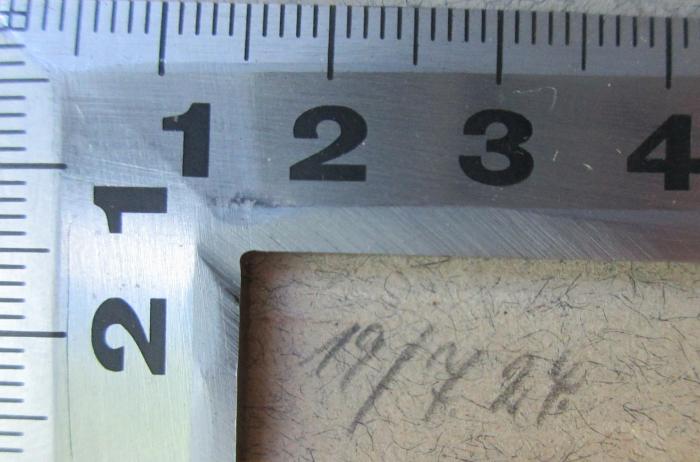 -, Von Hand: ; '19/724'