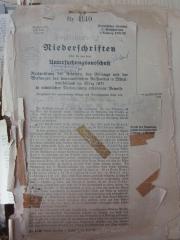 34/80/40503(0) : Niederschriften über die von dem Untersuchungsausschuß zur Nachprüfung der Ursachen, des Umfangs und der Wirkungen des Kommunistischen Aufstandes in Mitteldeutschland im März 1921 in mündlicher Verhandlung erhobenen Beweise (1922)