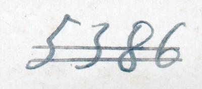 - (NSDAP-Gauarchiv und -museum Südhannover-Braunschweig), Von Hand: Signatur; '5386'. 