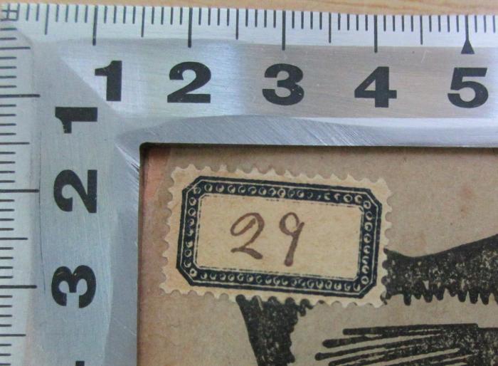 -, Etikett: Nummer; '29'