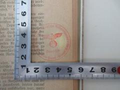 - (Nationalsozialistische Deutsche Arbeiterpartei), Stempel: Name, Ortsangabe; 'Nationalsoz. Deutsche Arbeiterpartei
Gau Süd-Hann.-Braunschweig'.  (Prototyp)