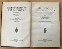 Gc 212 (ausgesondert) : Strindberg und van Gogh. Versuch einer pathographischen Analyse unter vergleichnder Heranziehung von Swedenborg und Hölderlin (1926)