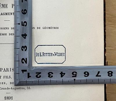 Dr. E. Ritter v. Weber