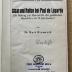 Gb 676 (ausgesondert) : Staat und Nation bei Paul de Lagarde. Ein Beitrag zur Geschichte der politischen Ideenlehre im 19. Jahrhundert (1928)