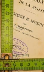 Stempel - Titelblatt mit Maßen