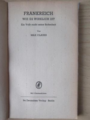 SH 2414 : Frankreich wie es wirklich ist : ein Volk sucht seine Sicherheit (1939)