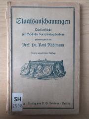 SH 2598 : Staatsanschauungen