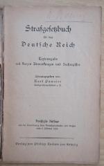 SH 190 : Strafgesetzbuch für das Deutsche Reich (1932)