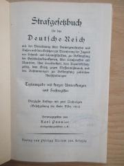 SH 191 : Strafgesetzbuch für das Deutsche Reich (1931)