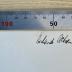 - (Behrendt, Richard F.), Von Hand: Name; 'Richard Behrendt.'.  (Prototyp)