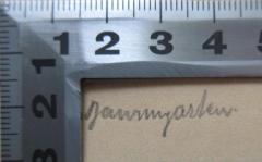 - (Baumgarten, Robert), Von Hand: Name; 'Baurmgarten [?]'. 
