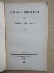 SH 1595 : Die neue Wirtschaft (1918)
