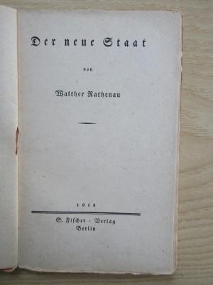 SH 2638 :  Der neue Staat (1919)