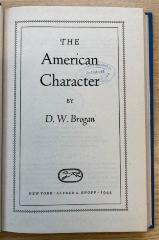 G 105b : The American Character (1944)