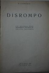 1933 A 9614 : Disrompo 
 (1931)