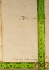 - (Zänkert), Von Hand: Buchbinder; 'Zänkert Aufdruck'. 