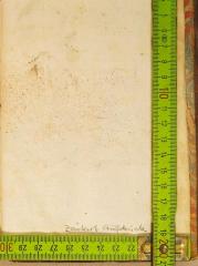 - (Zänkert), Von Hand: Buchbinder; 'Zänkert Aufdruck'. 