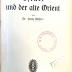 AL 98/185 : Israel und der alte Orient (1921)
